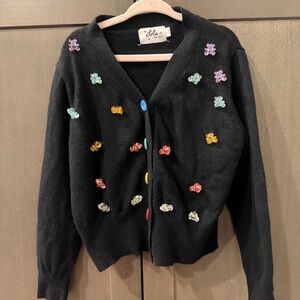 Lola The Boys GUMMY BEAR KNIT CARDIGAN size 6